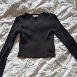 Calvin Klein Jeans Black Long Sleeve Tee